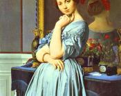 让 奥古斯特 多米尼克 安格尔 : Vicomtess Othenin d'Haussonville, nee Louise-Albertine de Br